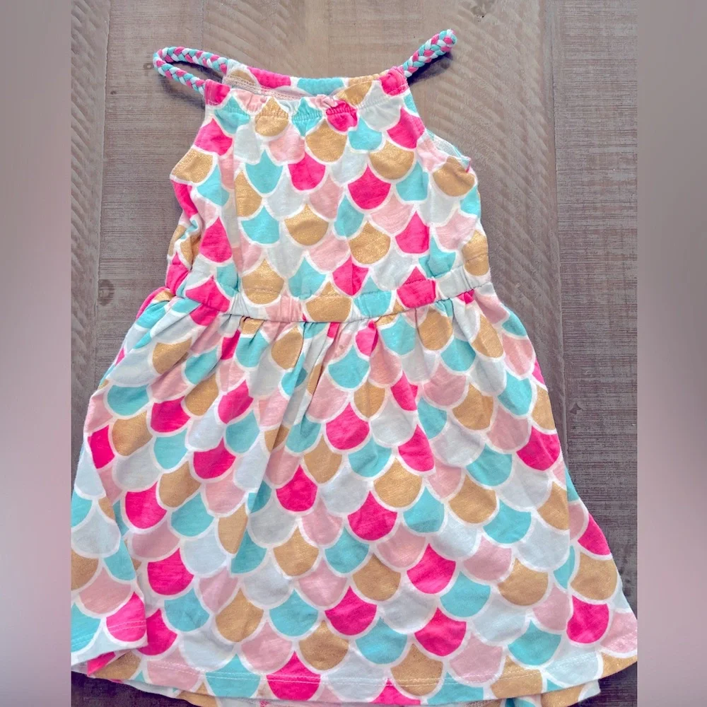 CARTERS Toddler Girl Colorful Summer Dress Size 2T